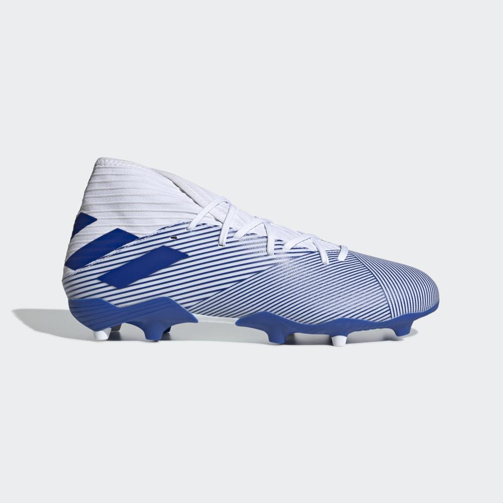 Adidas Men's Nemeziz 19.3 Firm Ground Football Boots White/Royal/Royal Ireland EG7202